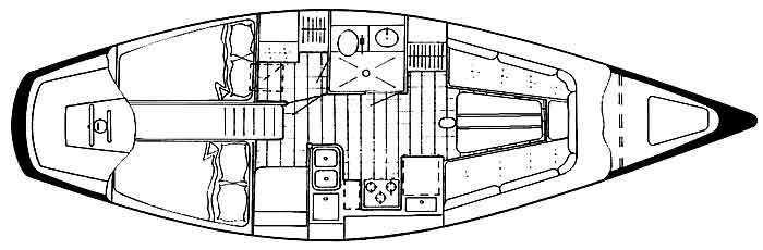 Endeavour 37 Sloop Plan-A