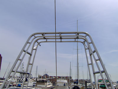 Wells Marine Arch Davit
