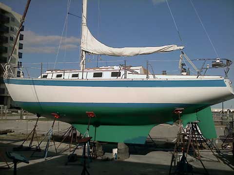1980 Endeavour 32 Sailboay Hull Keel and Rudder