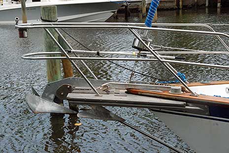 1983 Endeavour 40 Sailboat Anchor Roller