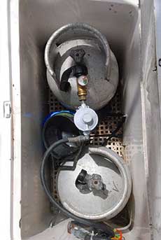 1983 Endeavour 40 Sailboat Propane Locker