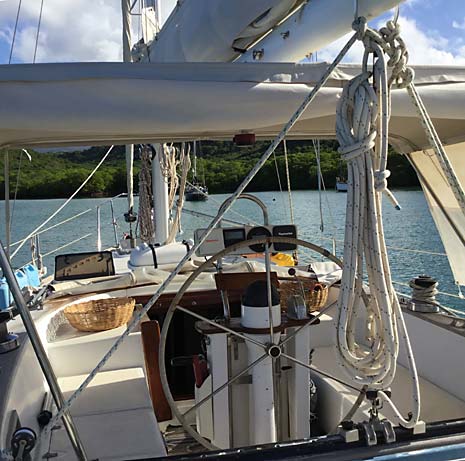 1983 Endeavour 40 Sailboat - Cockpit