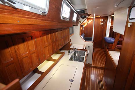 Endeavour 42 Sailboat, Galley