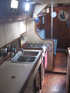 1985 Endeavour 42 Galley
