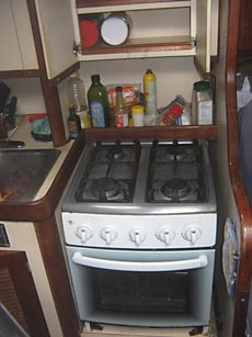 1985 Endeavour 42  Galley