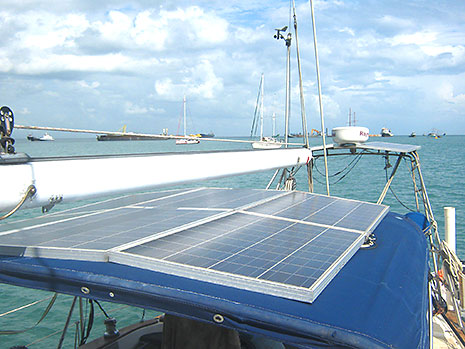 1985 Endeavour 42 Solar Panels