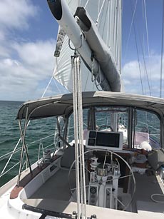 1985 Endeavour 42 Sailboat - Cockpit and Helm