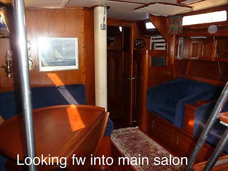 1985 Endeavour 42 Sailboat - Salon