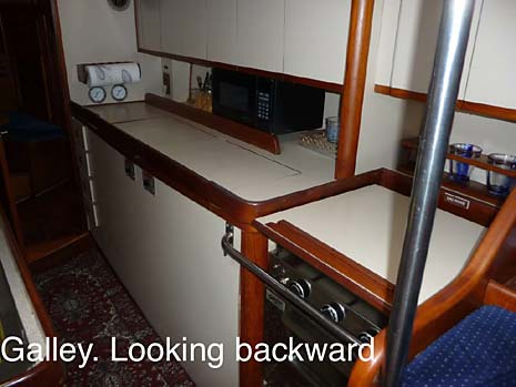 1985 Endeavour 42 Sailboat - Galley