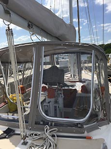 1985 Endeavour 42 Sailboat - Cockpit Canvas