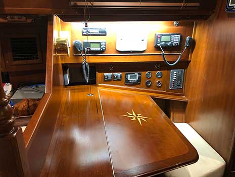 Endeavour 43 Ketch Navigation Station