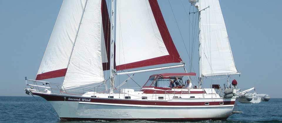Endeavour 43 Center Cockpit Ketch Cruising Sailboat