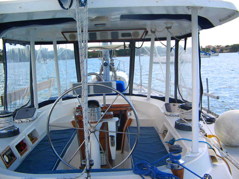 ndeavour 52 Sailboat Cockpit