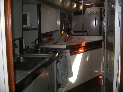 Endeavour 52 Sailboat Galley
