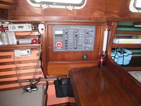 1983 Endeavur 35 Nav Station and Electrical Panel