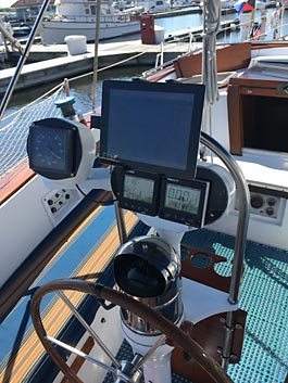 1979 Endeavour 37 Plan A Sailboat Helm Electronics