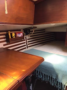 1979 Endeavour 37 Plan-A Quarter Berth