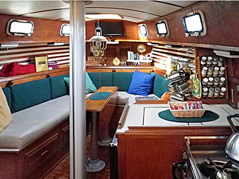 Endeavour 37 Sailboat Salon